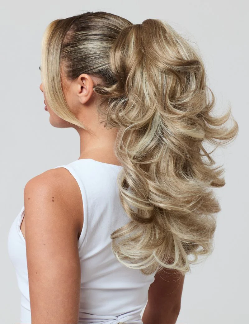 Belle 18" Clip-in Curly Ponytail - Image 3